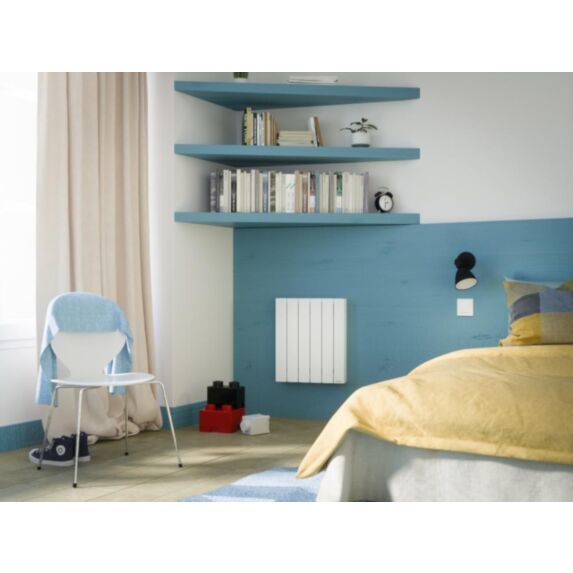 Radiateur inertie fluide Orosi 2000W horizontal blanc - SAUTER