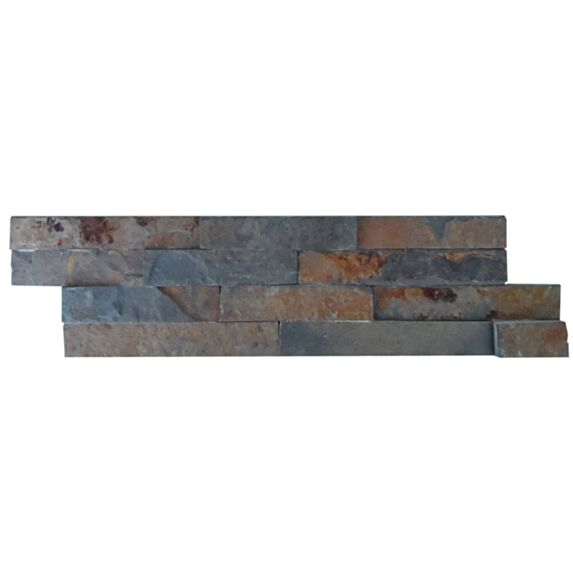 Plaquettes Parement Pierres Naturelles Natimur Rusty Multicolore