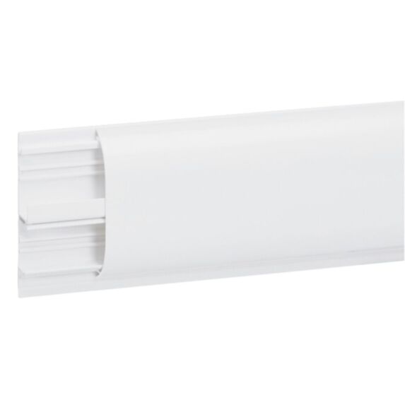 Plinthe 80x20mm avec cloison blanc - LEGRAND