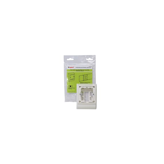 Cadre simple pour montage appareillage mosaic sur plinthe 80x20mm - LEGRAND