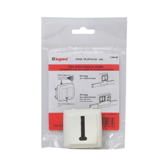 Prise téléphone 8 contacts ASL - LEGRAND