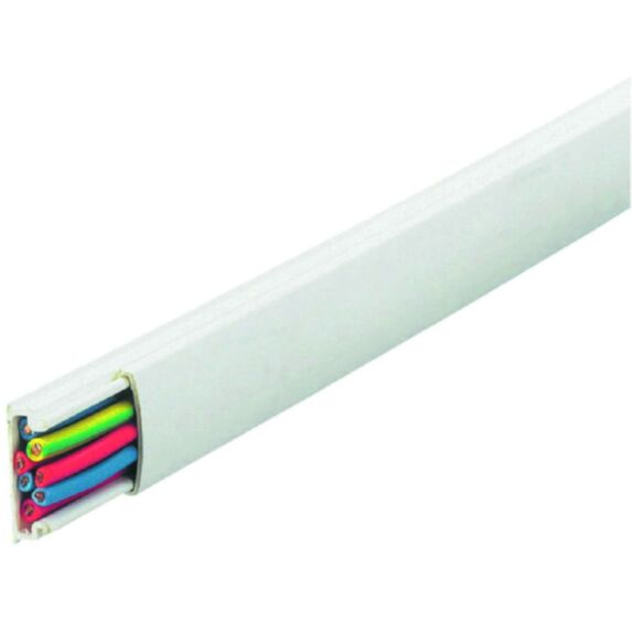 Cache fils 20x10mm - blanc - LEGRAND