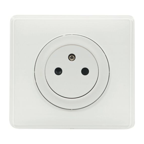 Prise de courant 16A 2 P+T Céliane blanc - LEGRAND