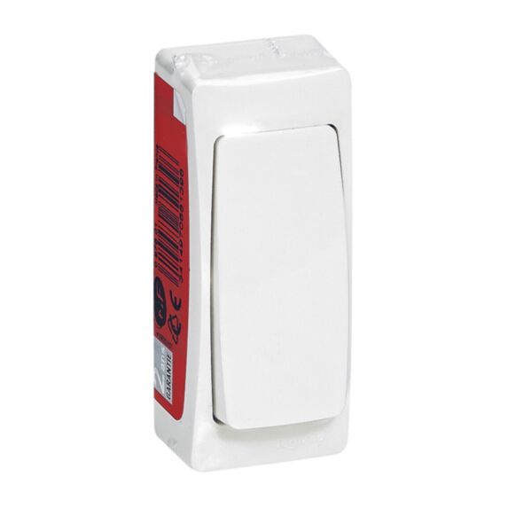 Va et vient etroit ASL blanc - LEGRAND