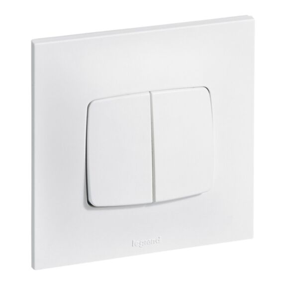 Va et vient double Neptune Blanc - LEGRAND