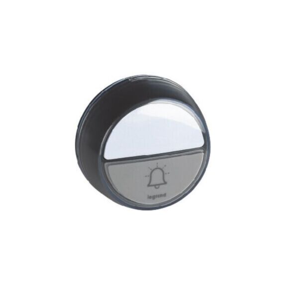 Kit carillon sonnette radio sans fil Confort à piles anthracite - LEGRAND