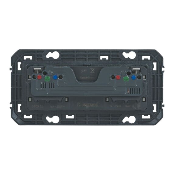 Double prise 2x2p+ba precab blanc Dooxie - LEGRAND