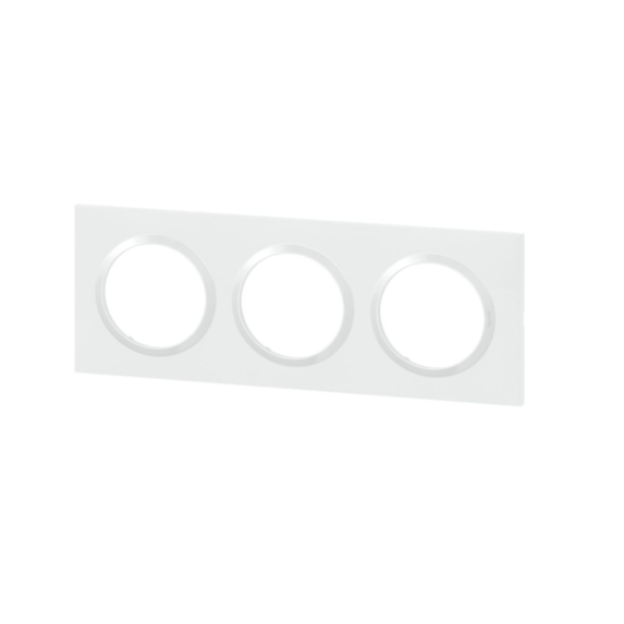 PLAQUE 3 POSTES BLANC DOOXIE