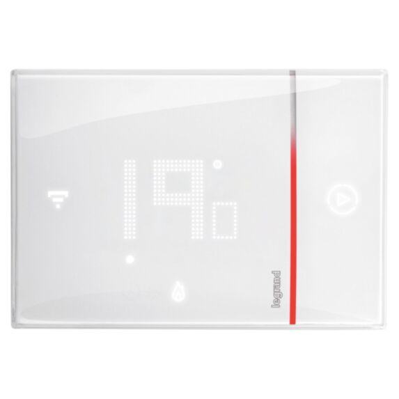 Thermostat connecté Smarther with Netatmo encastré blanc - LEGRAND