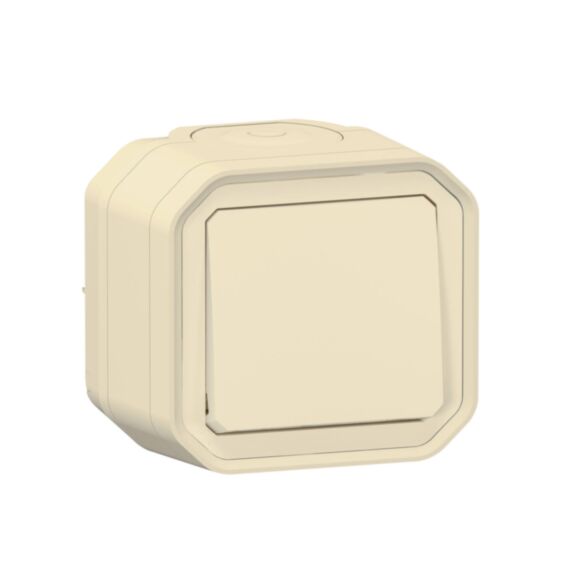 Interrupteur va-et-vient Plexo complet saillie sable 10A - LEGRAND
