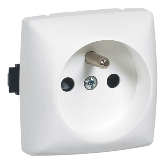 Prise de courant 2P+T composable blanc - LEGRAND