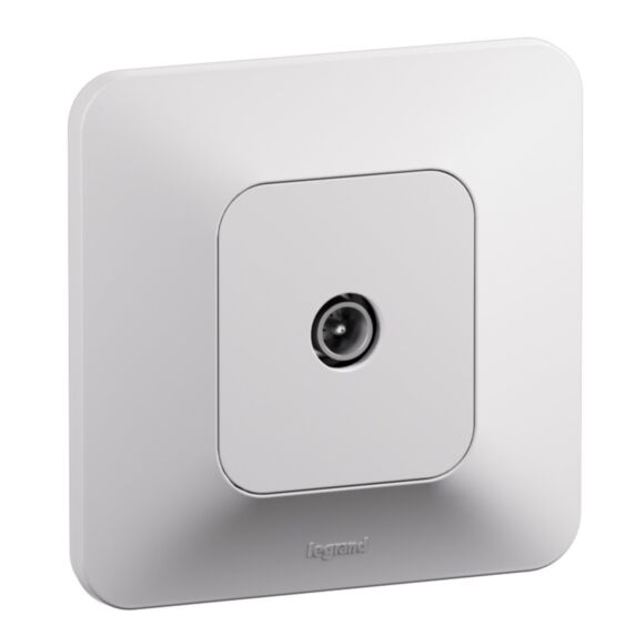 Prise télévision simple étoile Neptune blanc - LEGRAND