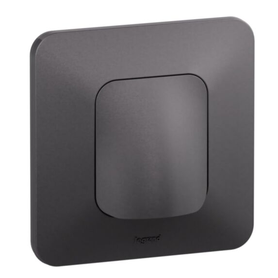 Sortie de câble avec plaque et griffes Neptune noir - LEGRAND