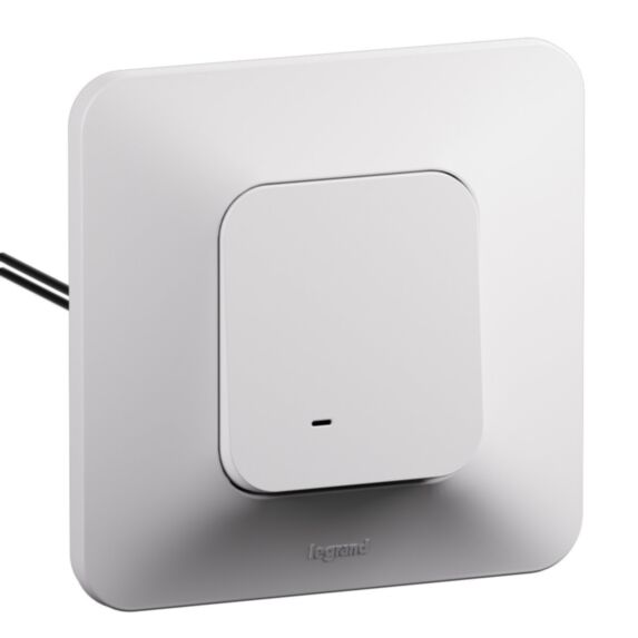 Interrupteur ou va-et-vient Neptune 10A avec voyant bornes automatiques blanc - LEGRAND