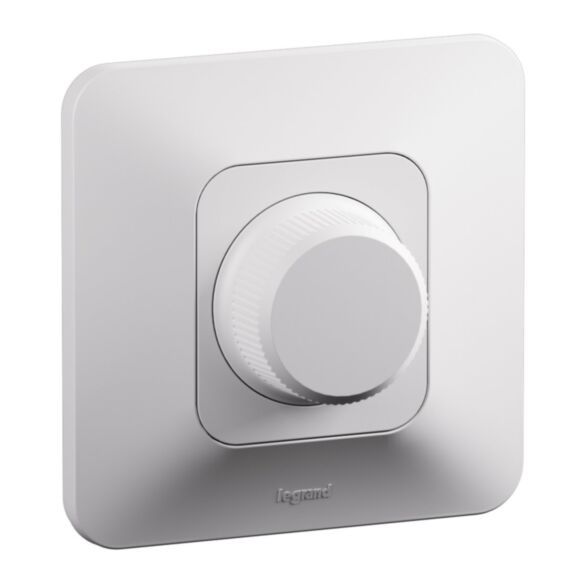 Interrupteur variateur rotatif Neptune 300W blanc - LEGRAND