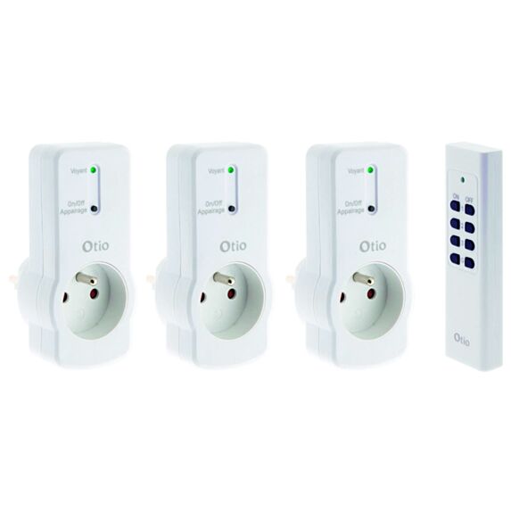 Pack 3 prises télécommandées - OTIO