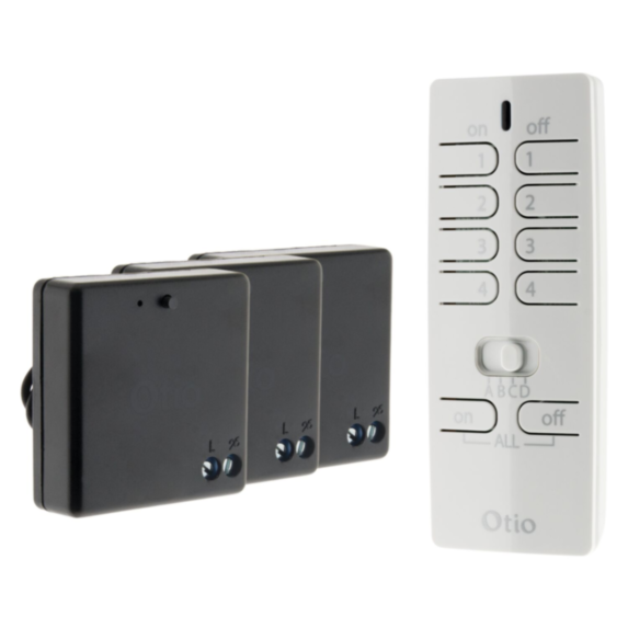 Pack éclairage connecté avec télécommande et 3 modules éclairage - OTIO