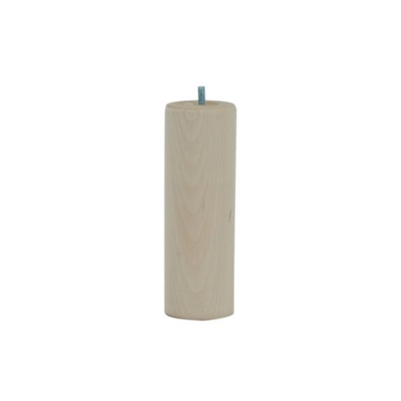 Pied de lit cylindrique brut H.200 Ø68 mm - EVOLUDIS
