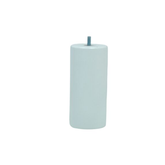 Pied de lit cylindrique blanc H.150 Ø68 mm - EVOLUDIS