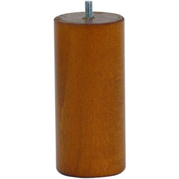 Pied de lit cylindrique merisier H.150 Ø68 mm - EVOLUDIS