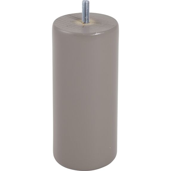 Pied de lit cylindrique bois taupe H.150 Ø68mm - BAR PLUS