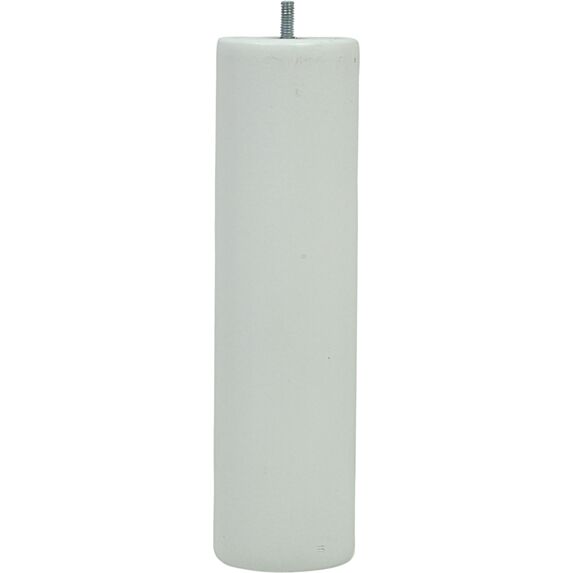 Pied de lit cylindrique blanc H.250 Ø68 mm - EVOLUDIS