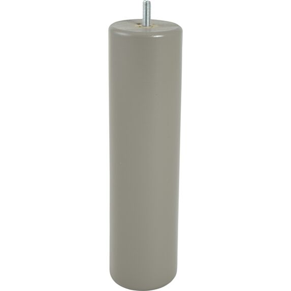 Pied de lit cylindrique bois taupe H.250 Ø68mm - BAR PLUS
