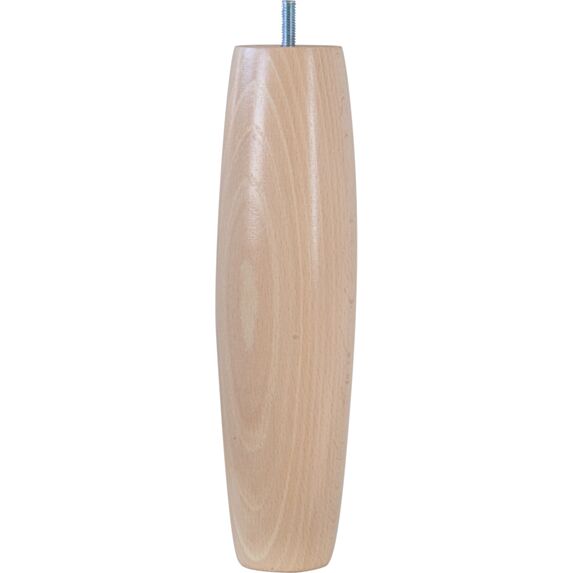 Pied de lit olive verni naturel H.250 Ø68 mm - EVOLUDIS