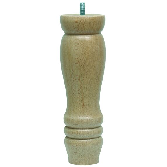 Pied de lit quercy verni naturel H.200 Ø60 mm - EVOLUDIS