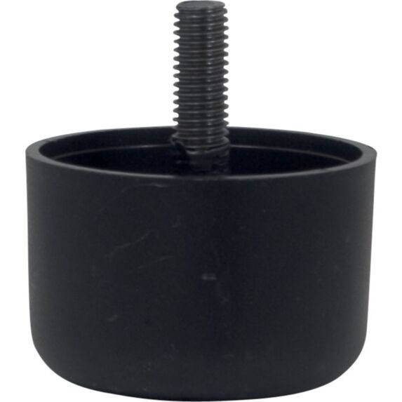 Pied de meuble cylindrique noir H.40 Ø60 mm - BAR PLUS