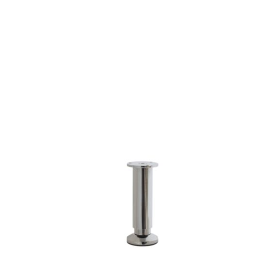 Pied de meuble réglable chromé H.150/165 Ø58 mm - BAR PLUS