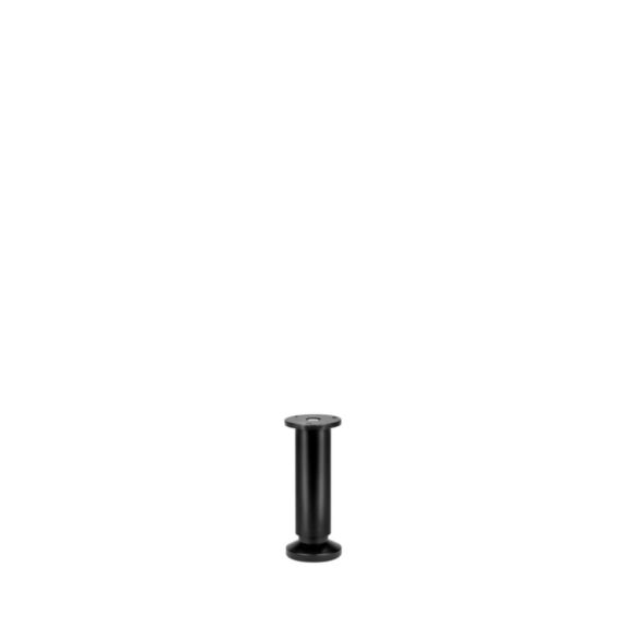 Pied de meuble réglable 150/165mm Ø58 noir - BAR PLUS