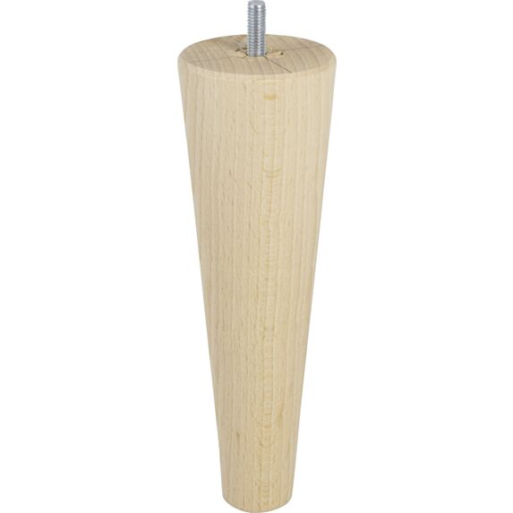 Pied de lit fuseau brut H.200 Ø60mm - BAR PLUS