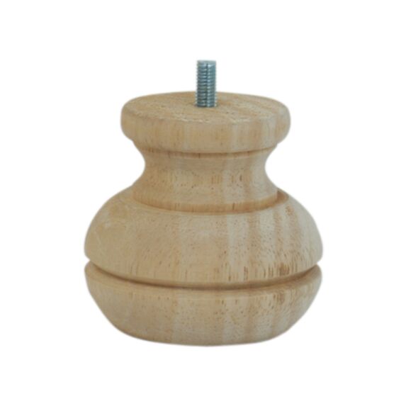 Pied de meuble modèle 01 brut H.80 Ø85mm - EVOLUDIS