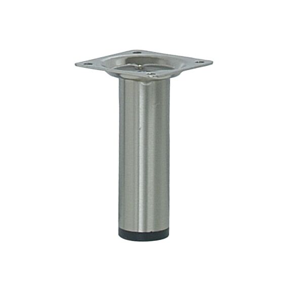 Pied cylindrique brossé H.100 Ø30mm - BAR PLUS