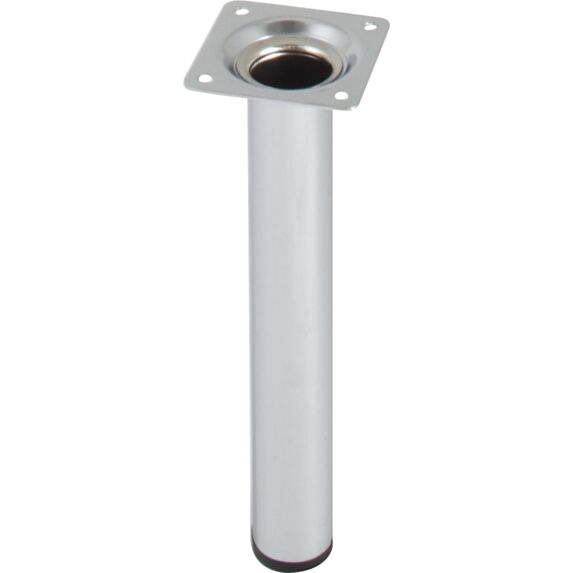 Pied cylindrique chromé H.200 Ø30 mm - BAR PLUS
