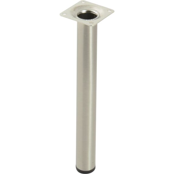 Pied metallique cylindrique sans verin brosse H.250 ∅30 - BAR PLUS