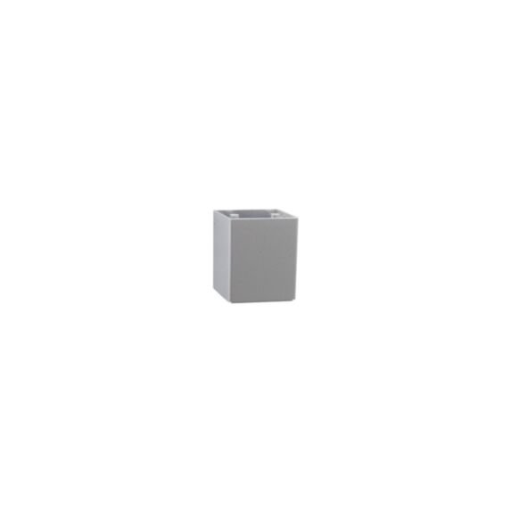 Pied de meuble cube gris H.64 60x60 mm - BAR PLUS