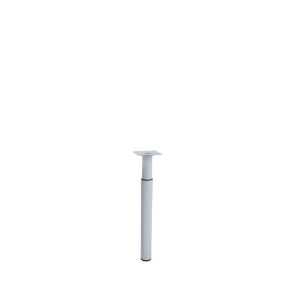 Pied de meuble blanc réglable H250/380 Ø30 - BAR PLUS
