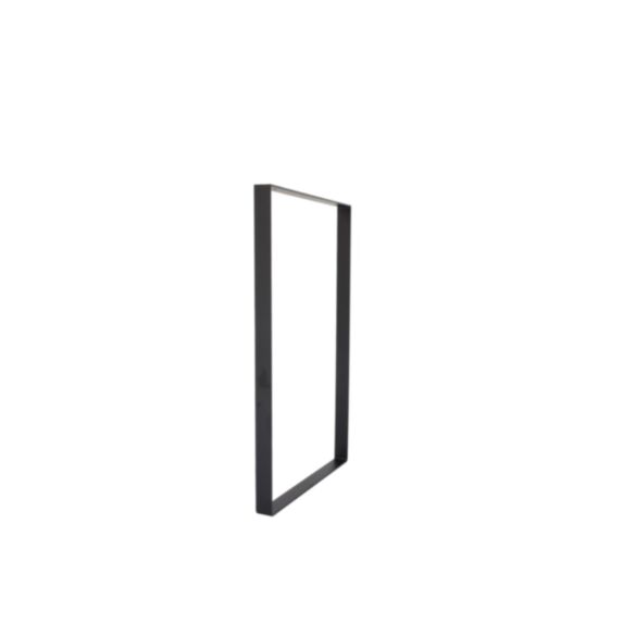 PIED CADRE METAL NOIR Hauteur 700 Longueur 400 MM