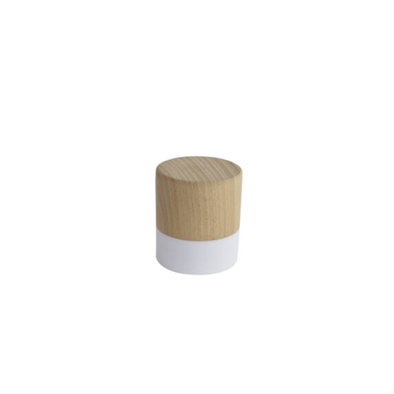 Butée porte hêtre blanc Ø68x80mm x6 - BAR PLUS