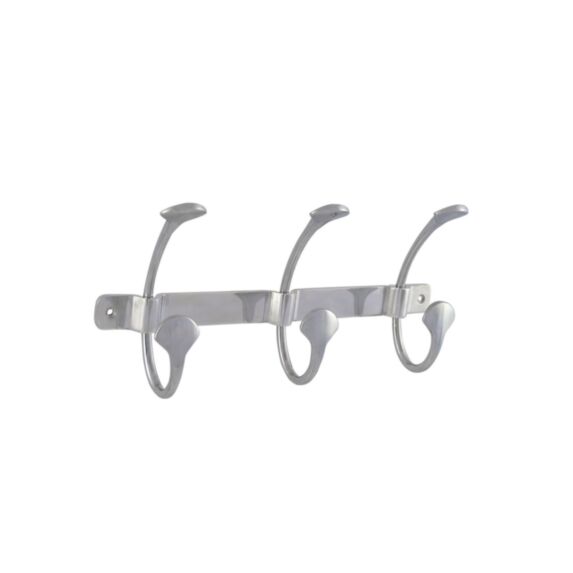 Portemanteau 6 patères à fixer Wild Aluminium Brossé