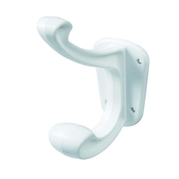 Portemanteau 1 patère à fixer Cahors Blanc