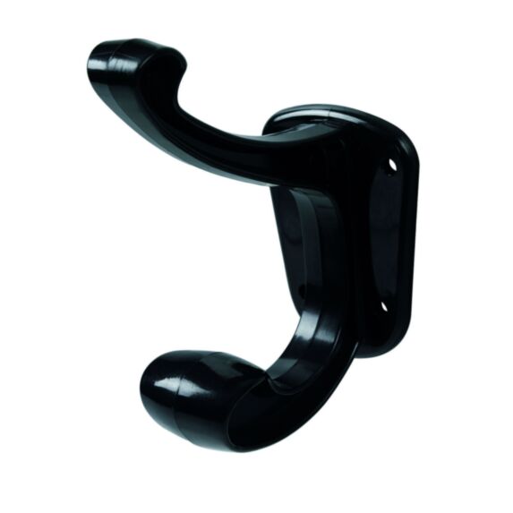 Portemanteau 1 patère à fixer Cahors Noir