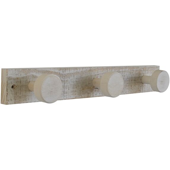 portemanteau biscarosse blanc veilli 3 têtes