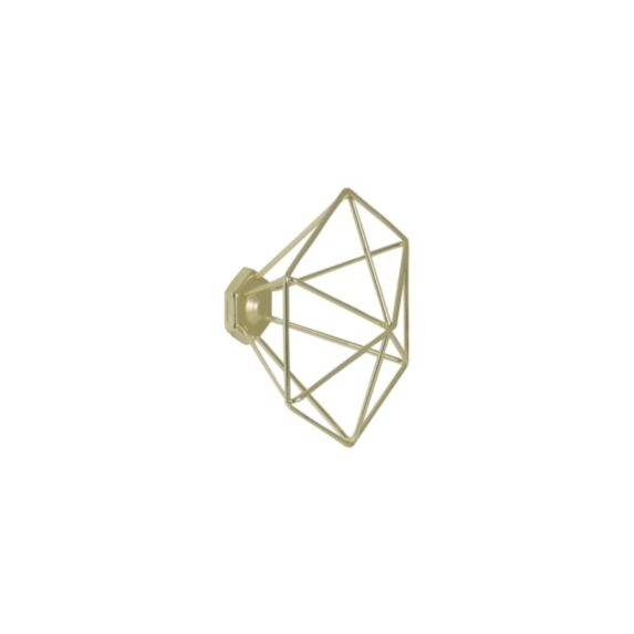 1 patère à visser et composer Filaire Métal Doré