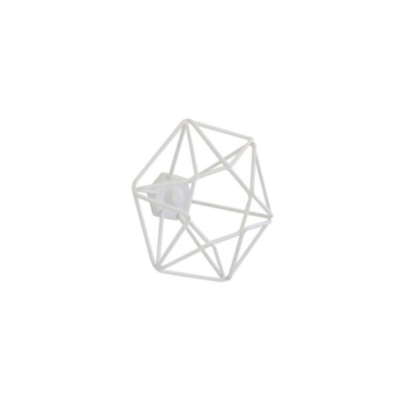 1 patère à visser et composer Filaire Métal Blanc