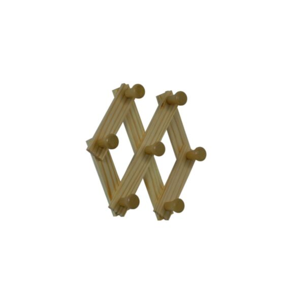 portemanteau decor pin verni 7 têtes