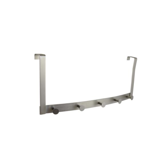 Portemanteau 5 patères Swing Noir Metal