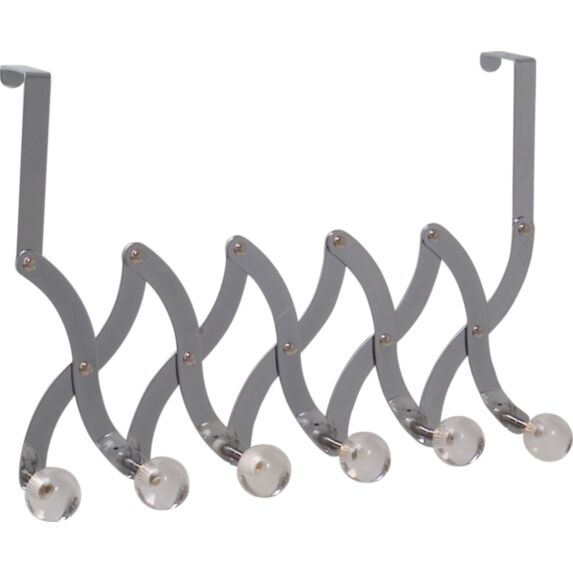 portemanteau tortion chromé 6 têtes